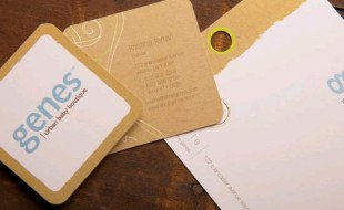 Unique Square Business Cards – Genes