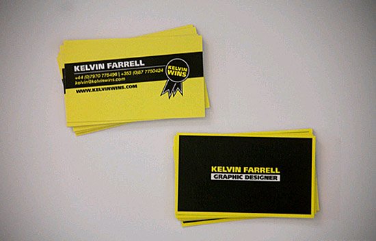 custom business card kelvin farrel2Custom Business Card   Kelvin Farrel