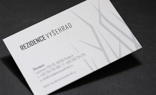 Minimalistic Business Card - Residence Vysehrad