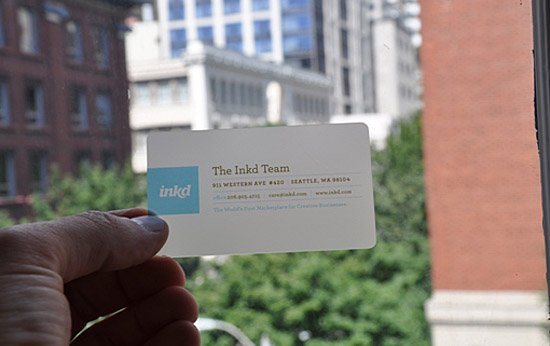 transparent business card inkd2Transparent Business Card   Inkd