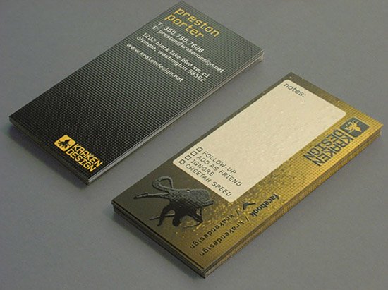 Unique Business Card - Kraken Design