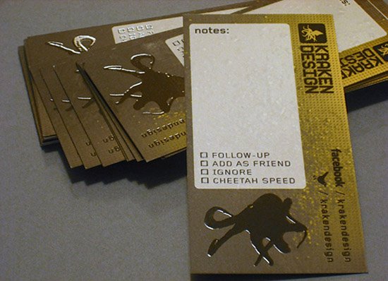 Unique Business Card - Kraken Design