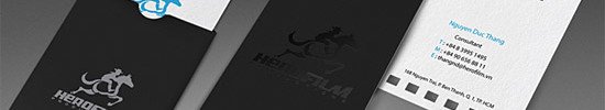Unique Business Card - HeroFilm