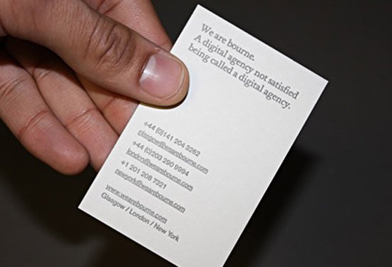 Cool Business Card - Bourne