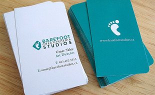 Cool Custom Business Cards – Barefoot Studios