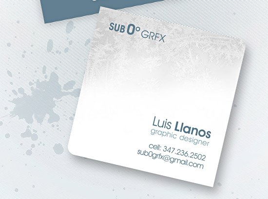 creative square business card sub0grfx2Creative Square business card Design