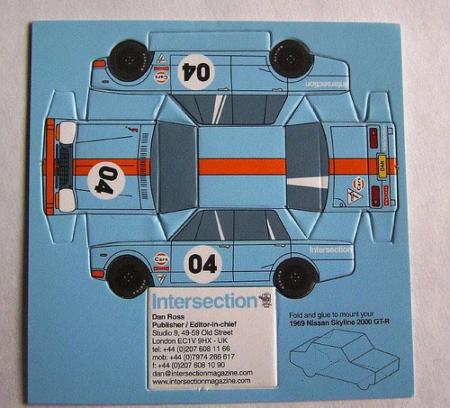 Unique Business Card/Model car