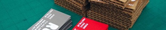 Unique Cardboard Business Cards - Rob