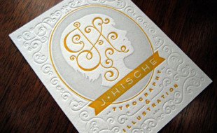 Letterpress Business Card – J. Hische