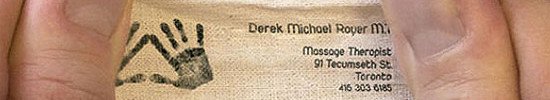 Cool Business Card - Derek Michael Royer