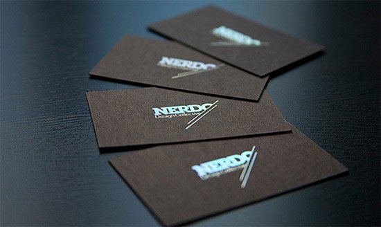 Cool Business Card - Nerdo Design Collective