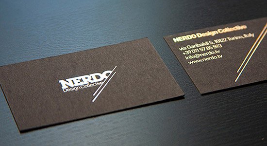 Cool Business Card - Nerdo Design Collective