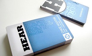 Cool Custom Business Cards - Hear