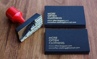 Cool Stamped Business Card