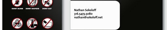 Funny Business Card - Nathan Sokoloff