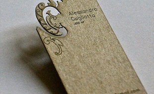Unique Laser-Cut Business Card