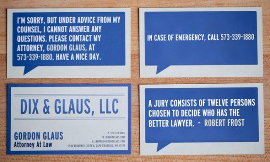 funny business cards. Cool and Funny Business Card