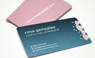 Unique Business Card - Rosa Gonzalez