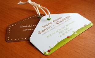 Unique Business Card - Sandrine Abraham
