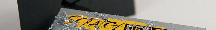 Unique and Cool Business Card - Scratch Design