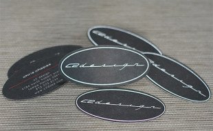 Unique Oval Business Card – C2 Design