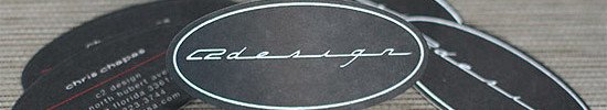 Unique Oval Business Card - C2 Design
