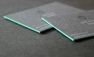 Cool Edgepainted Business Cards – The Ubiquitous