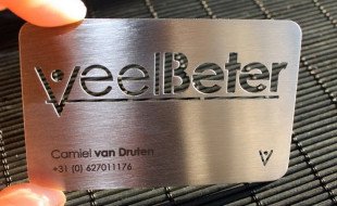 Cool Metal Business Card – Veel Beter