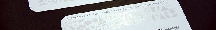 Creative Business Card - The Virginia Shop