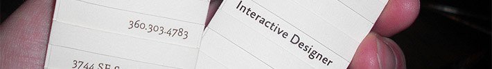 Interactive Business Cards - Matt Imus