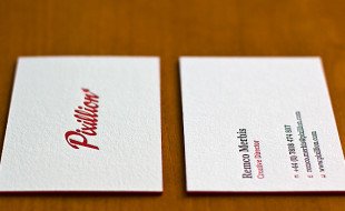 Letterpress Business Cards – Pixillion