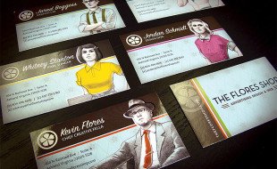 Unique Business Card – The Flores Shop
