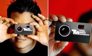 Unique Business Card for Tyrone Menezes Photograpgy