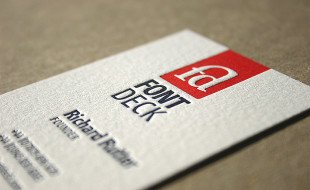 Unique Business Card – FontDeck