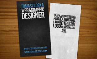 Cool Business Card Design - Tomasz Loska
