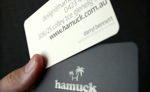 Cool Minimalistic Business Card – Hamuck