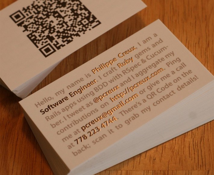 Unique Business Cards - Philippe Creux