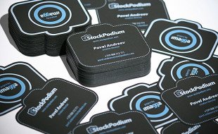 Unique Business Card – Stock Podium