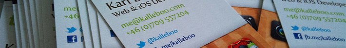 Cool Business Card - Kalleboo