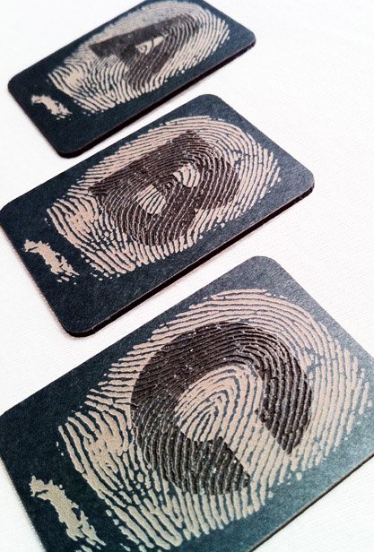 Cool Embossed Business Card - ABC