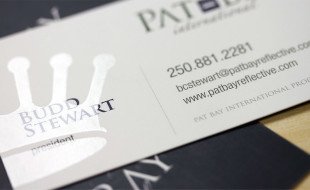 Cool Reflective Business Card – Pat Bay
