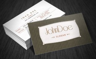 Cool Retro Business Card Design