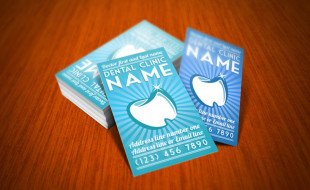 Cool Dentist Business Card Template