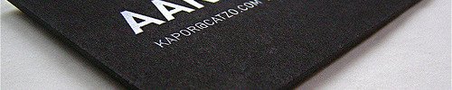 Cool Heavy Stock Business Card