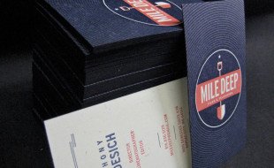 Cool Business Cards – Mile Deep