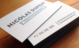 Letterpress Business Cards – Nicolas Duprat