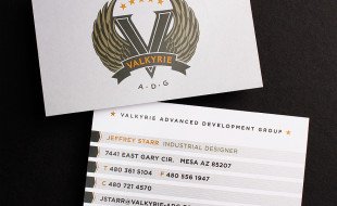 Cool Business Cards – Valkyrie