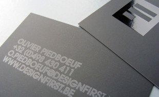 Cool Minimalistic Business Cards - DesignFirst