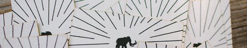Letterpress Business Card - Mammoth Reach