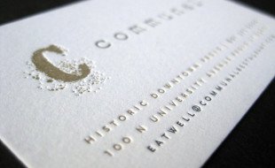 Cool Letterpress Business Card - Communal